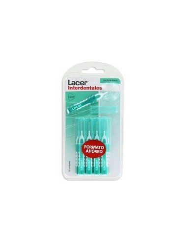 CEPILLO INTERDENTAL LACER EXTRAFINO RECTO 10 U