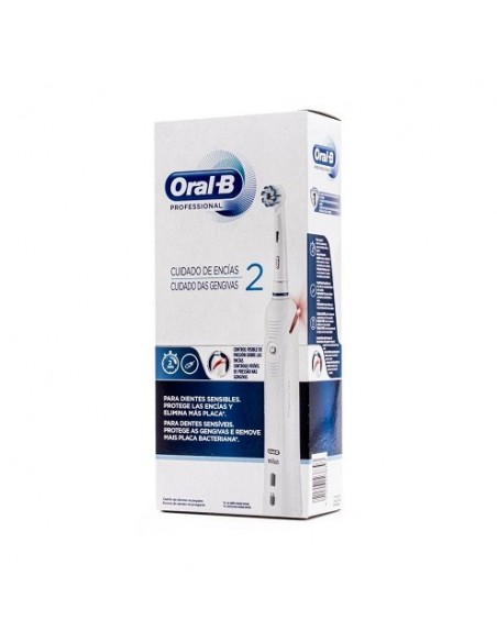 CEPILLO DENTAL ELECTRICO ORALB PROFESSIONAL 2 CUIDADO DE ENCIAS