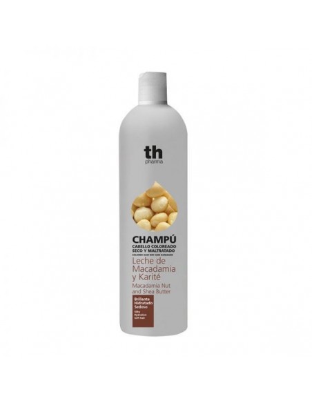 CHAMPU CABELLOS COLOREADOS DE LECHE DE MACADAMIA Y KARITE TH PHARMA 1L