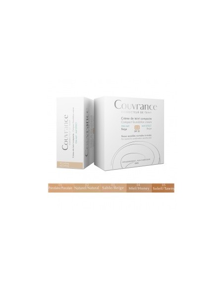 AVENE COUVRANCE CREMA COMPACTA CONFORT SPF 30 95 G BEIGE