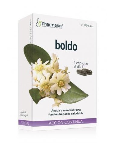 BOLDO ACCION CONTINUA SORIA NATURAL 30 CAPSULAS