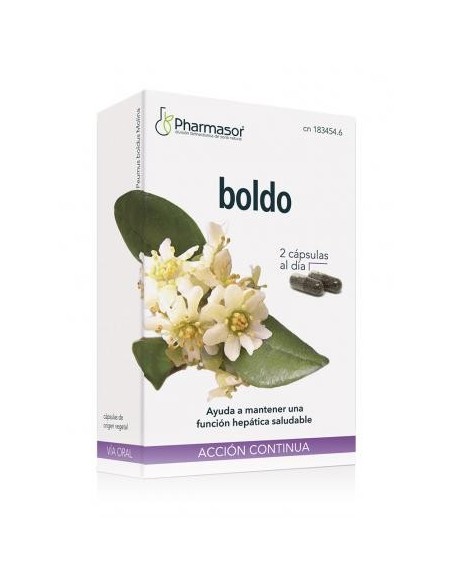 BOLDO ACCION CONTINUA SORIA NATURAL 30 CAPSULAS