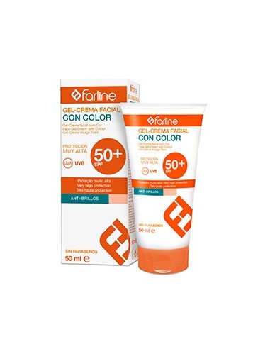 FARLINE GEL CREMA SOLAR SPF 50 CON COLOR 50 ML
