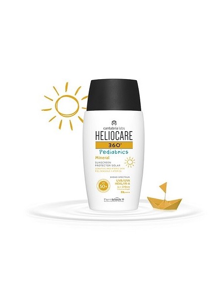 HELIOCARE 360 SPF 50 PEDIATRICS MINERAL PROTECTOR SOLAR PIEL SENSIBLE Y ATOPICA 50 ML