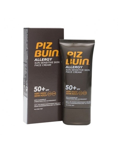 PIZ BUIN ALLERGY CREMA FACIAL PIEL SENSIBLE AL SOL SPF 50 PROTECCION MUY ALTA 50 ML