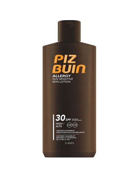 PIZ BUIN ALLERGY LOCION PIEL SENSIBLE AL SOL SPF 30 PROTECCION ALTA 200 ML