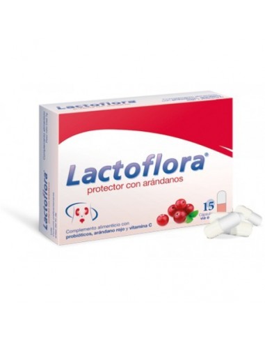 LACTOFLORA PROTECTOR CON ARANDANO 15 CAPSULAS