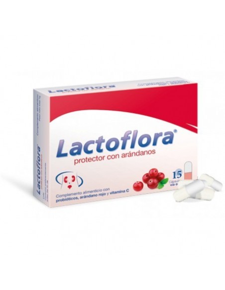 LACTOFLORA PROTECTOR CON ARANDANO 15 CAPSULAS