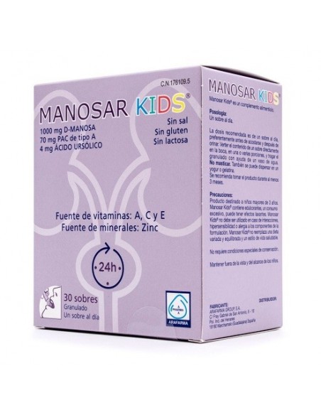 MANOSAR KIDS 30 SOBRES