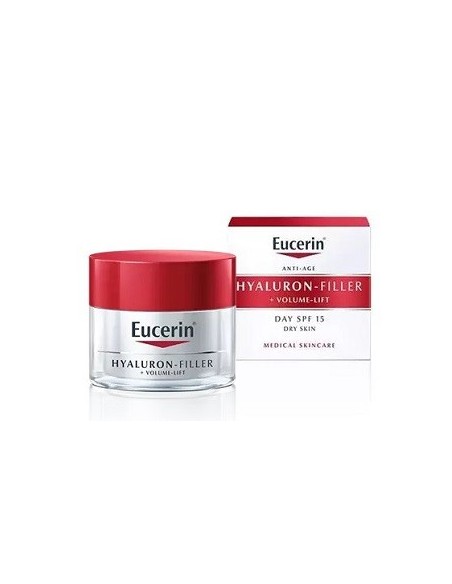 EUCERIN HYALURON FILLER VOLUME LIFT CREMA DE DIA FPS15 PIEL SECA 50 ML