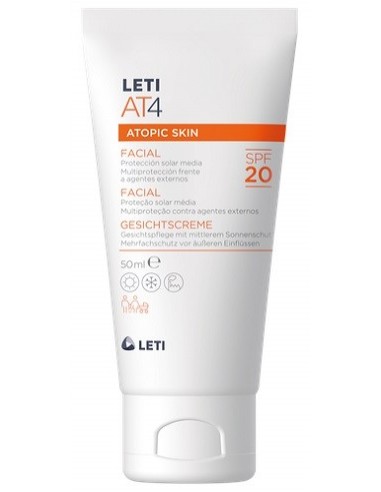 LETI AT4 CREMA FACIAL SPF 20 CREMA 50 ML