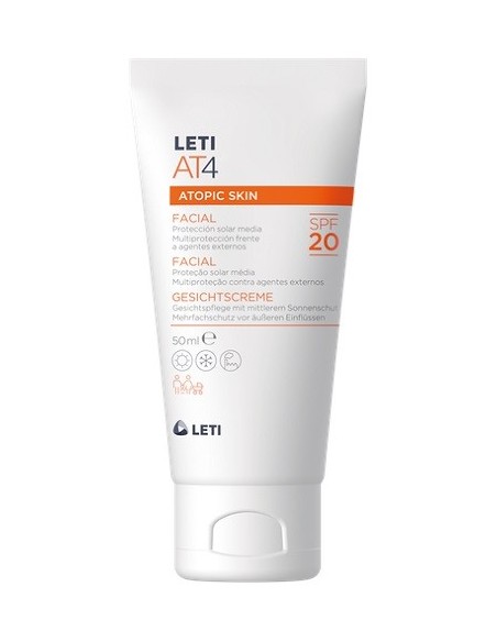 LETI AT4 CREMA FACIAL SPF 20 CREMA 50 ML