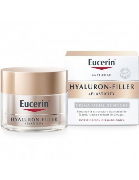HYALURONFILLER  ELASTICITY CREMA DE NOCHE EUCERIN 50 ML