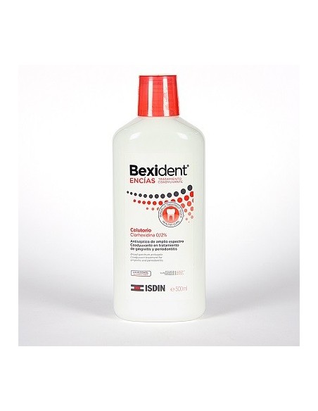 BEXIDENT ENCIAS TRATAMIENTO COADYUVANTE CLORHEXIDINA 0.12% COLUTORIO 500 ML