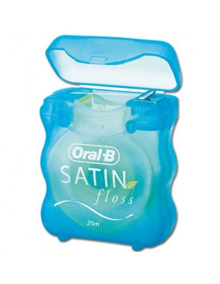 SATIN FLOSS SEDA DENTAL CON CERA 25 M