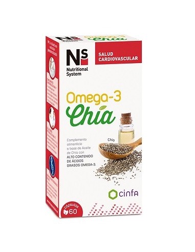 NS OMEGA 3 CHIA 120 CAPSULAS