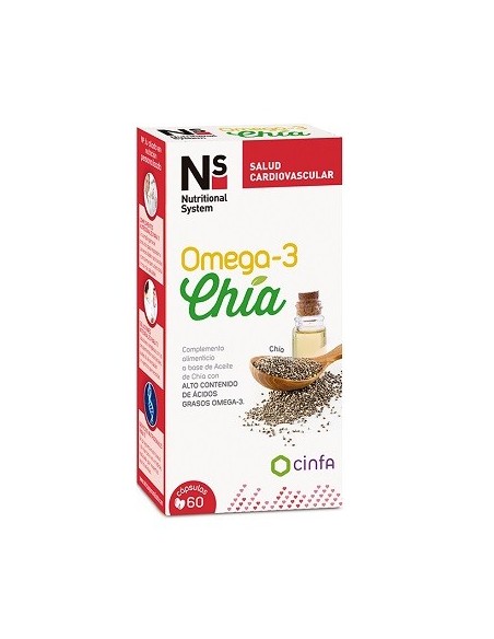 NS OMEGA 3 CHIA 120 CAPSULAS