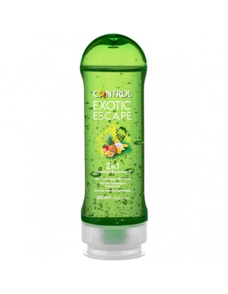 CONTROL EXOTIC ESCAPE 2 IN 1 MASSAGE  PLEASURE GEL 200 ML