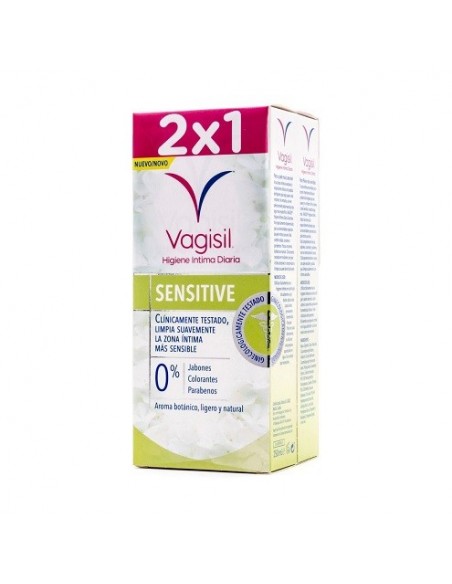 VAGISIL HIGIENE INTIMA DIARIA SENSITIVE 2 UNIDADES 250 ml
