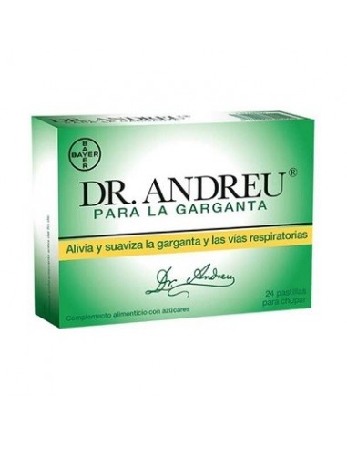 DR ANDREU GARGANTA 24 PASTILLAS