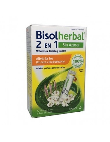 BISOLHERBAL 2 EN 1 MALVAVISCO TOMILLO Y LLANTEN...