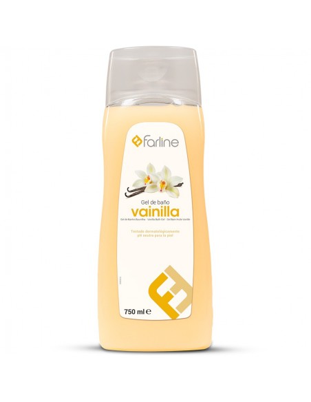 FARLINE GEL DE BAÑO VAINILLA 1 ENVASE 750 ml