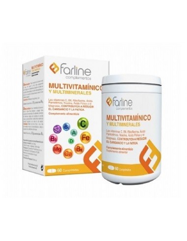FARLINE MULTIVITAMINICO Y MULTIMINERALES 60...