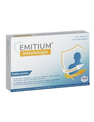 EMITIUM INMUNOLOGIA 40 CAPSULAS