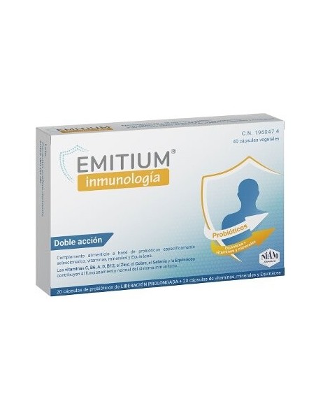 EMITIUM INMUNOLOGIA 40 CAPSULAS