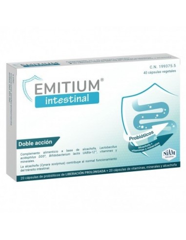 EMITIUM INTESTINAL 40 CAPSULAS