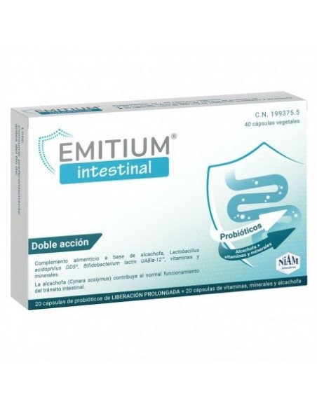 EMITIUM INTESTINAL 40 CAPSULAS