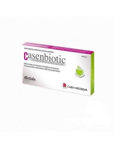 CASENBIOTIC 10 COMPRIMIDOS SABOR MANZANA