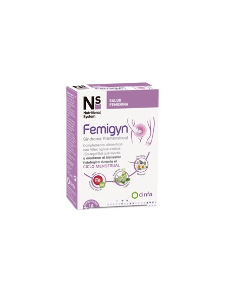 NS FEMIGYN SINDROME PREMENSTRUAL 14 COMPRIMIDOS