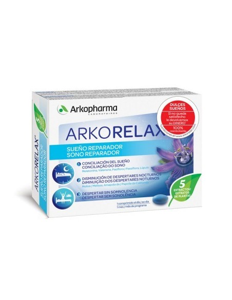 ARKORELAX SUENO REPARADOR 30 COMPRIMIDOS