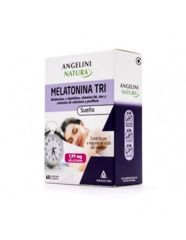 ANGELINI NATURA MELATONINA TRI 199 MG 60 COMP