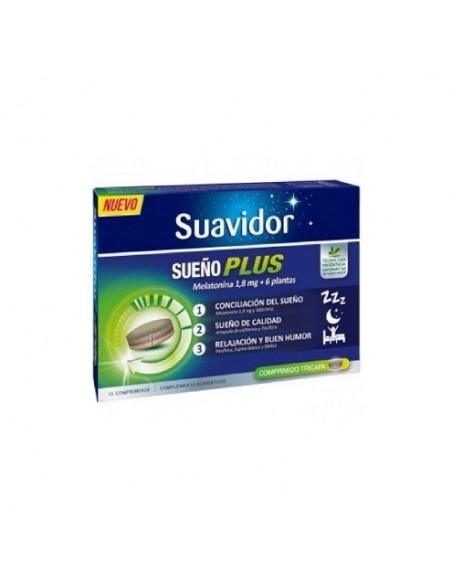SUAVIDOR SUENO PLUS 15 COMPRIMIDOS
