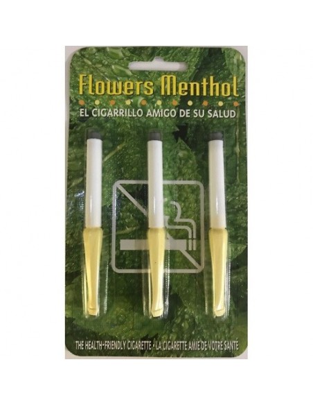 CIGARRO MENTOL FLOWERS 3 UNIDADES