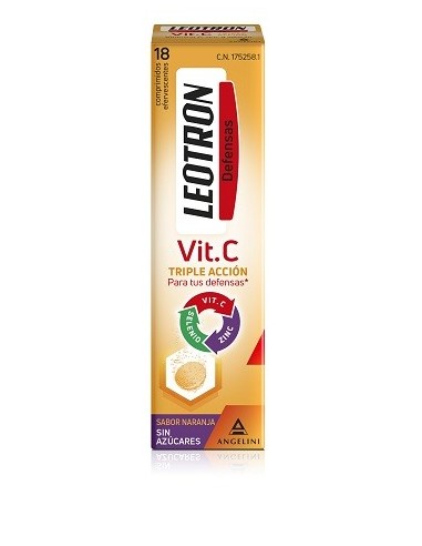 LEOTRON VITAMINA C 18 COMPRIMIDOS EFERVESCENTES