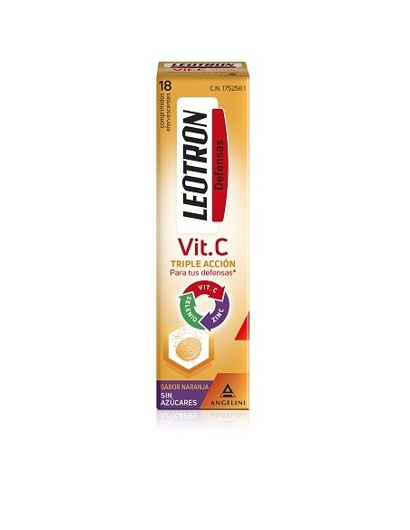 LEOTRON VITAMINA C 18 COMPRIMIDOS EFERVESCENTES
