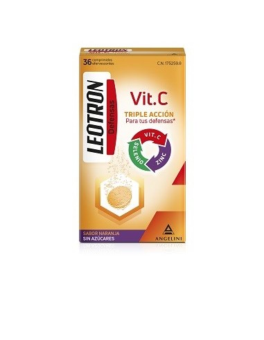 LEOTRON VITAMINA C 36 COMPRIMIDOS EFERVESCENTES