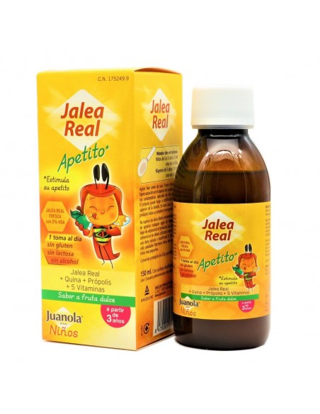 JUANOLA JALEA REAL NINOS APETITO JARABE 150 ML