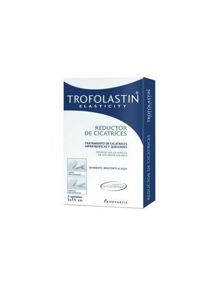 TROFOLASTIN REDUCTOR DE CICATRICES 5 UNIDADES 10 X 14 CM