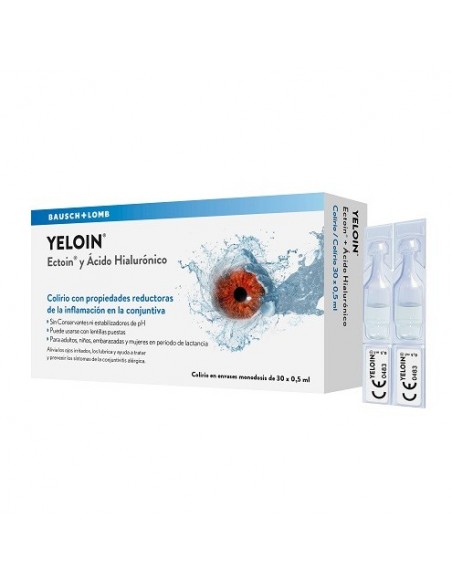 YELOIN COLIRIO 30 MONODOSIS 0,5 ML