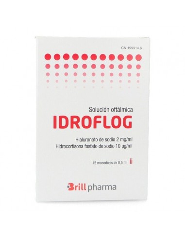 IDROFLOG SOLUCION OFTALMICA 15 MONODOSIS 05 ml