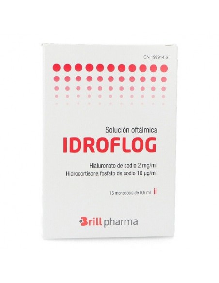 IDROFLOG SOLUCION OFTALMICA 15 MONODOSIS 05 ml