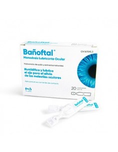 BAÑOFTAL GOTAS OFTÁLMICAS 20 MONODOSIS 04 ML