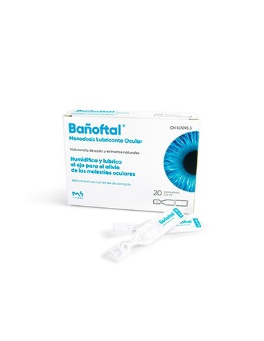 BAÑOFTAL GOTAS OFTÁLMICAS 20 MONODOSIS 04 ML