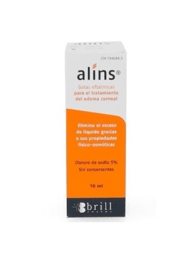ALINS SOLUCIÓN OFTÁLMICA 1 ENVASE 10 ML