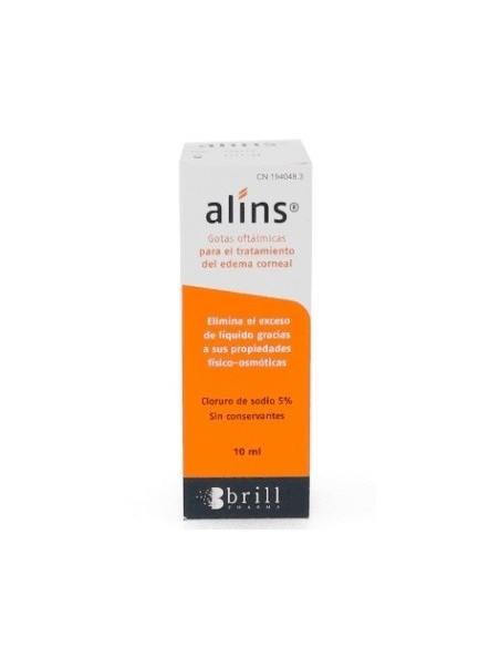 ALINS SOLUCIÓN OFTÁLMICA 1 ENVASE 10 ML