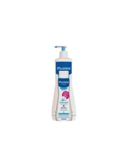 MUSTELA PACK AHORRO 15DTO GEL DERMOLIMPIADOR 750 ML  CHAMPU BEBE 200 ML